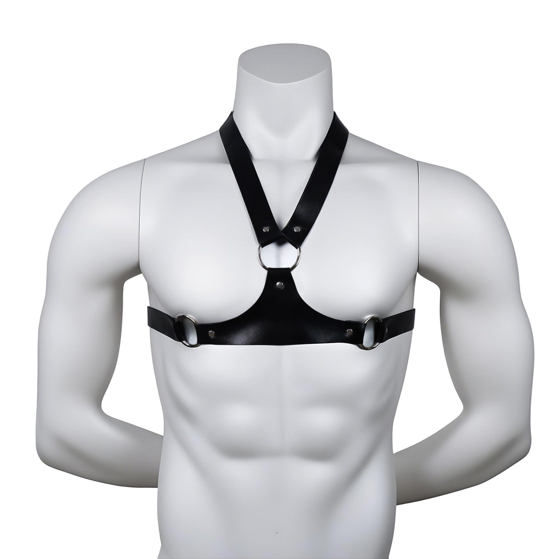 Ares: Arnés de Cuero y Cadenas de Dominio